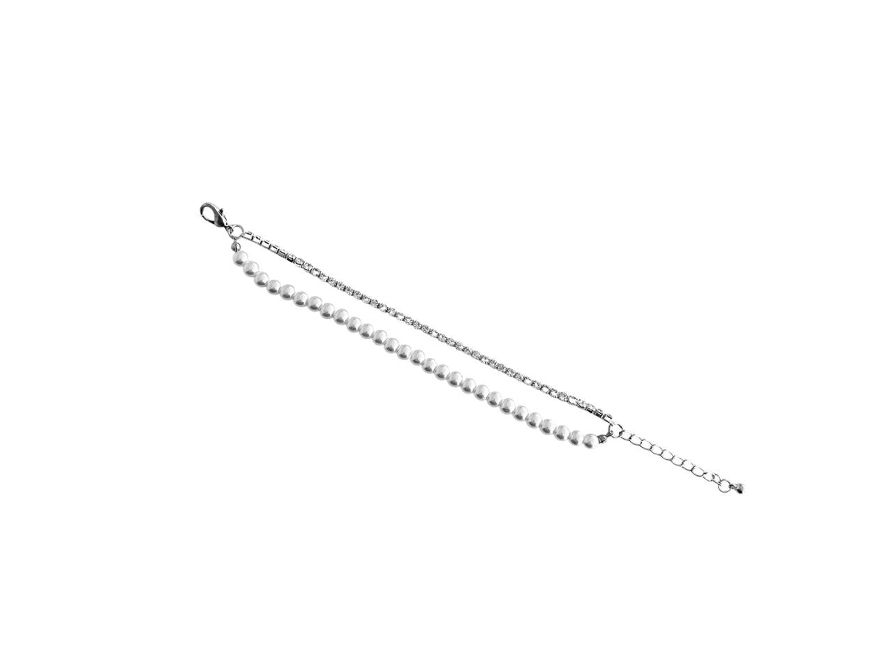 Bracciale 1 filo strass