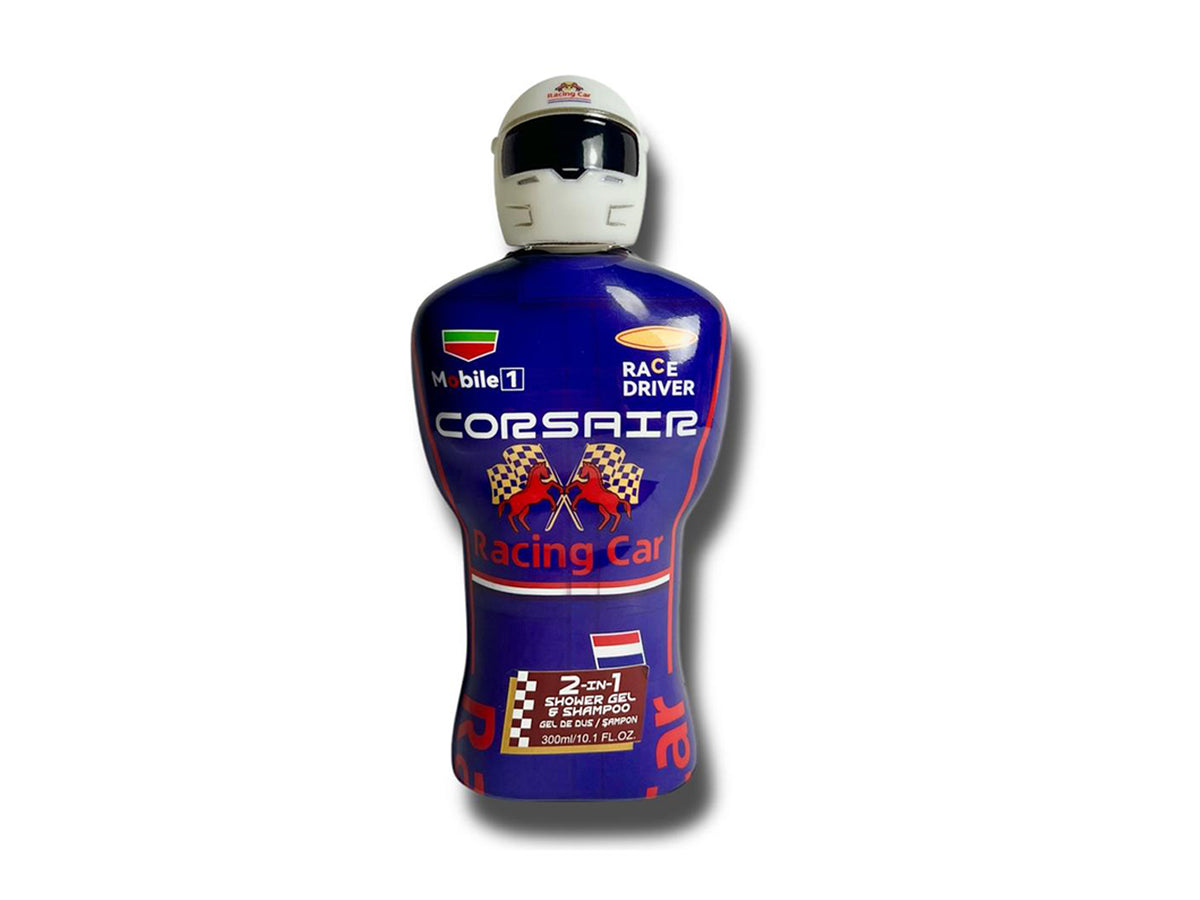 Gel doccia shampoo Racing team blue driver busto 3d 2in1 300ml new 2026