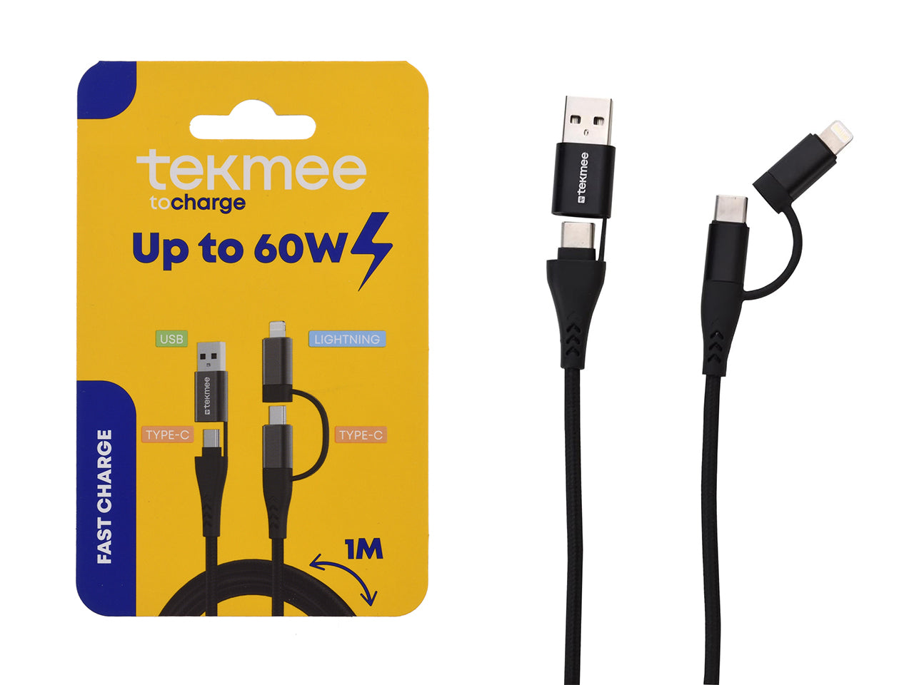 Cavetto all-in-one universale 1mt