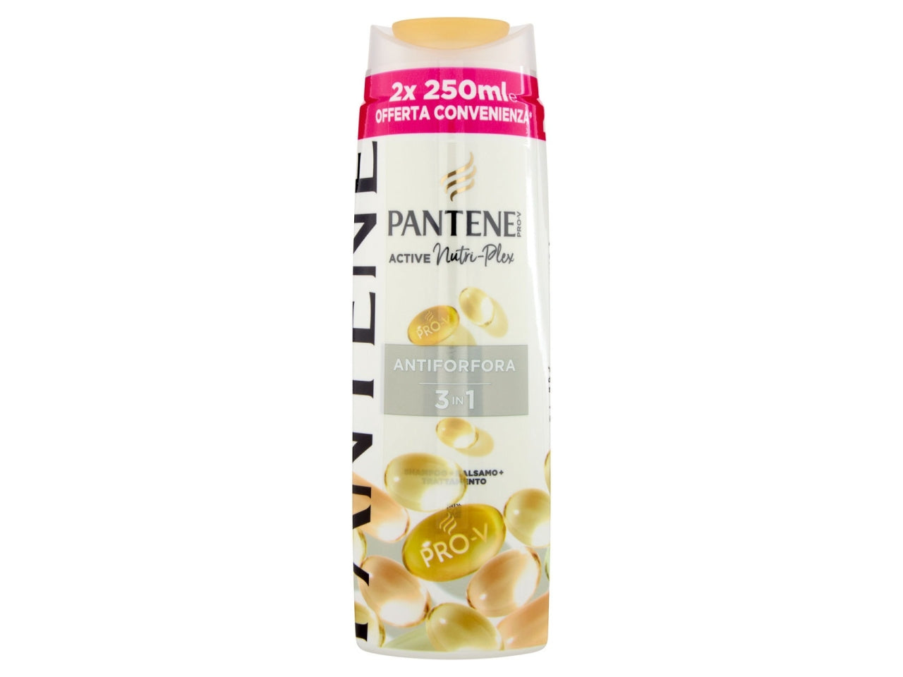 Pantene shampoo 3in1 250ml antiforfora $