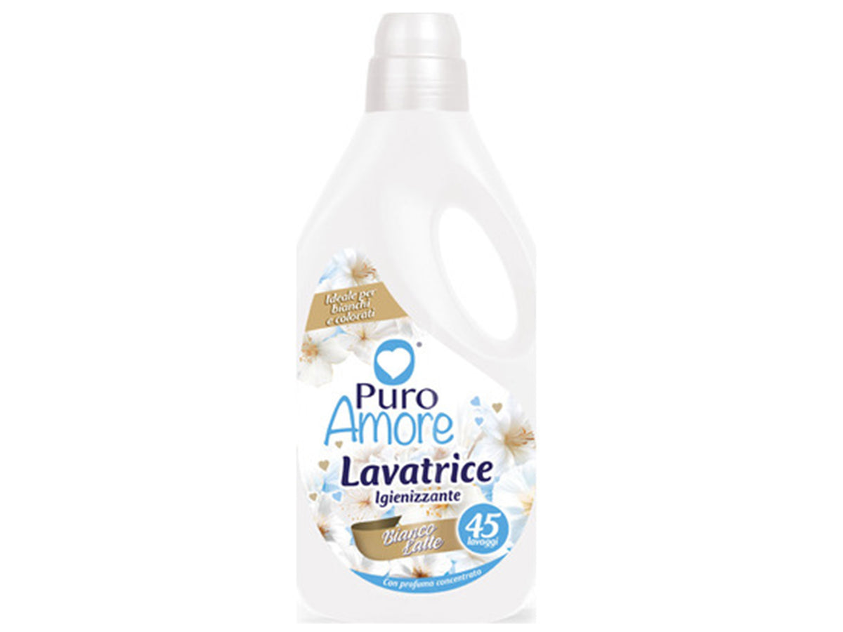 Puro Amore lavatrice 45 lavaggi 2lt bianco latte $