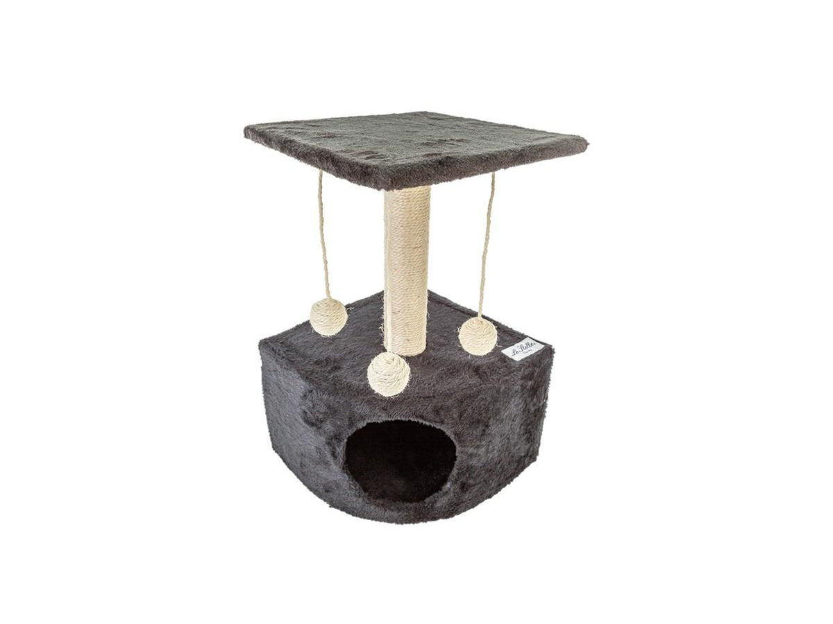 Tiragraffi per gatti 34x42xh.51cm colore grigio