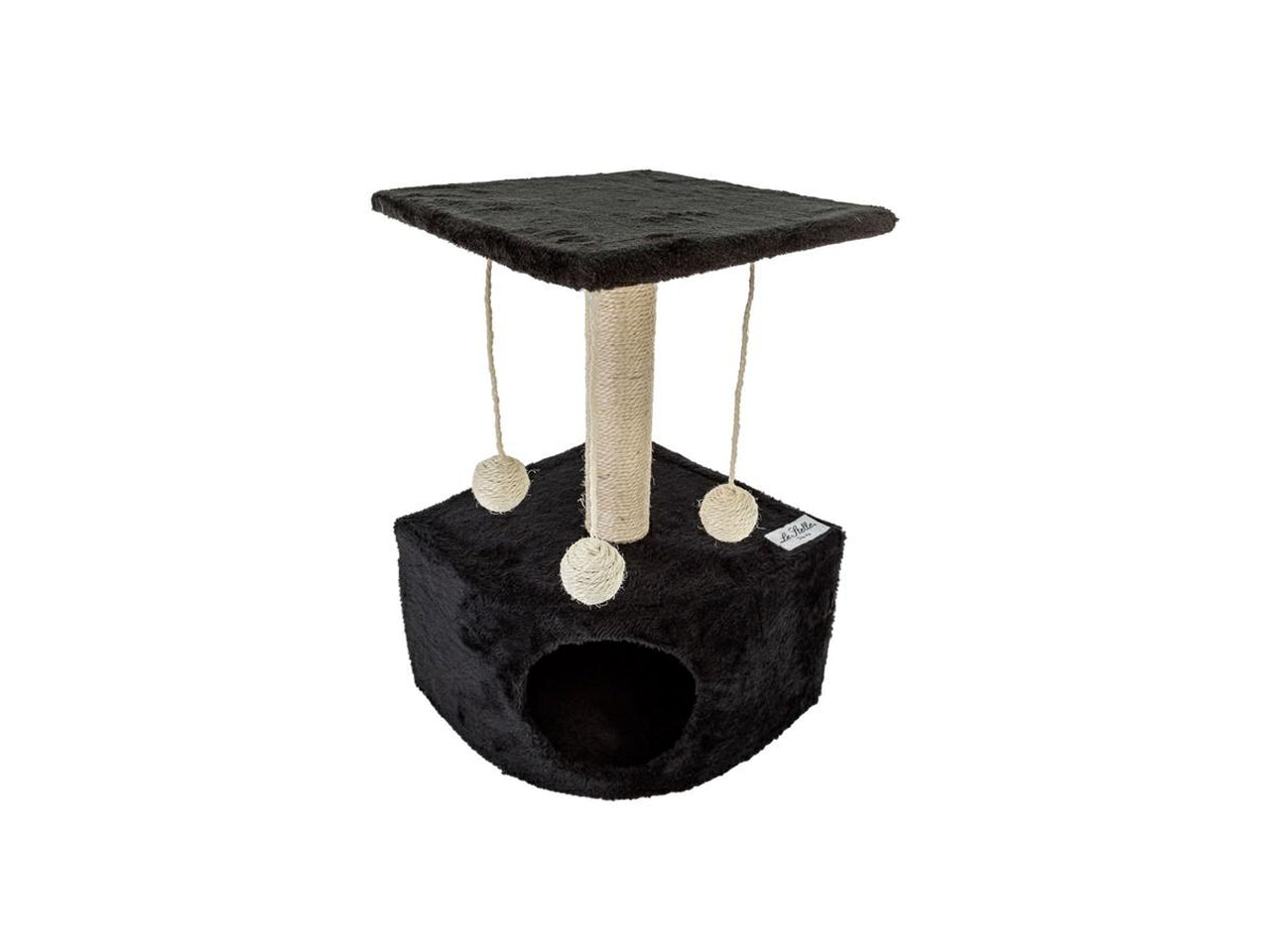 Tiragraffi per gatti 34x42xh.51cm colore nero