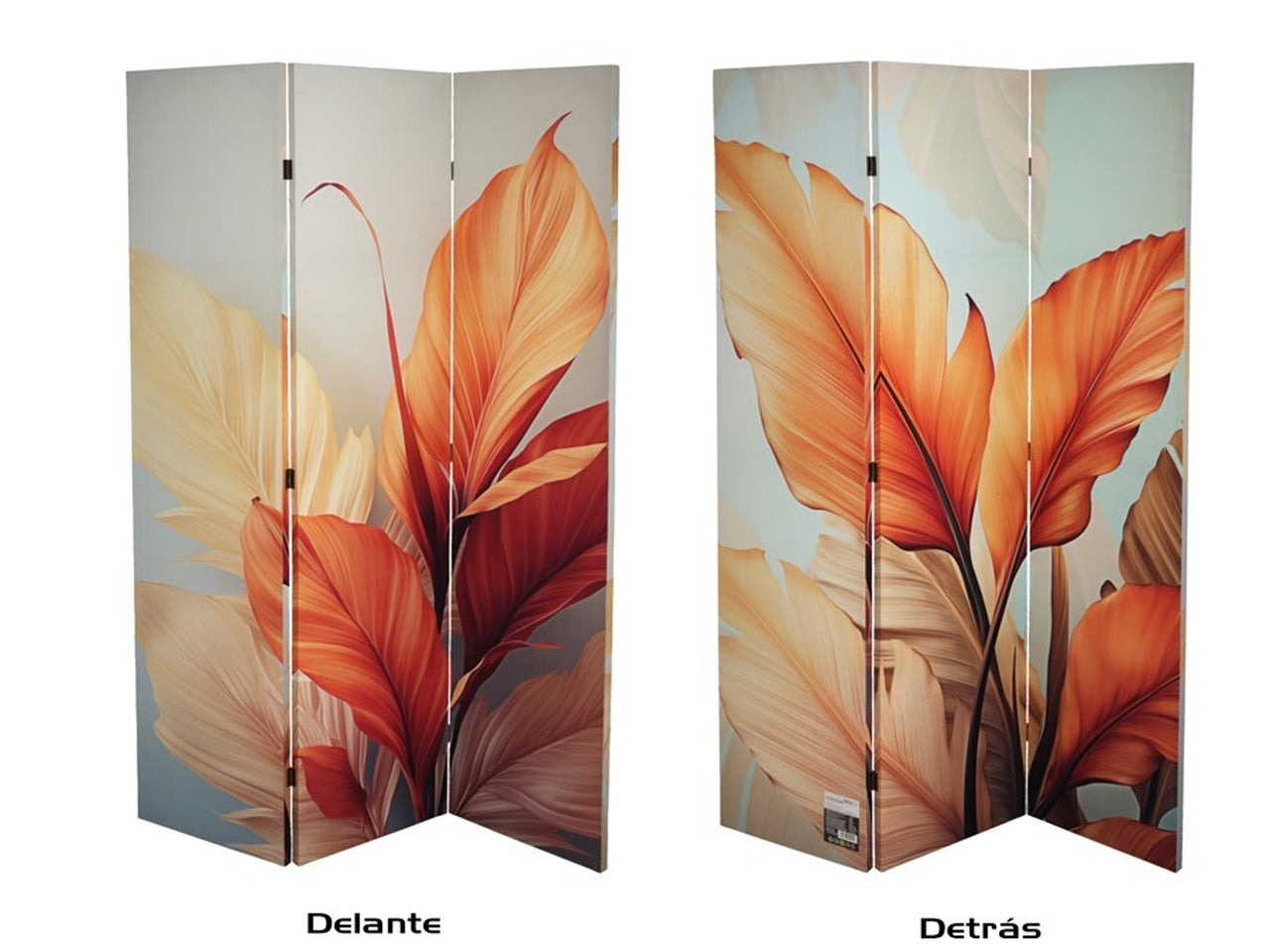 Paravento kalwa 114x180x2,5cm in 2 assortimenti