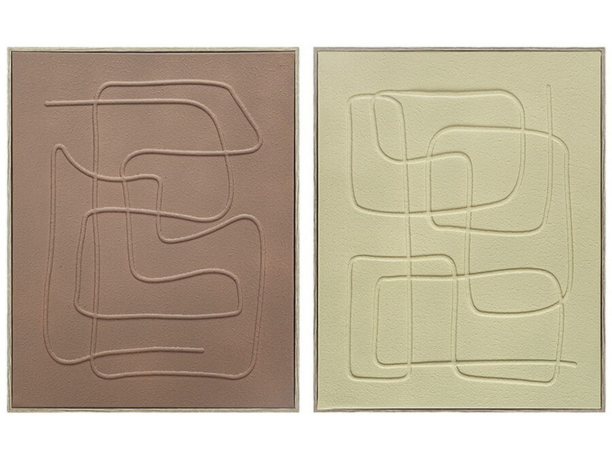 Quadro con cornice 3d 40x50x2,5cm in 2 assortimenti  $