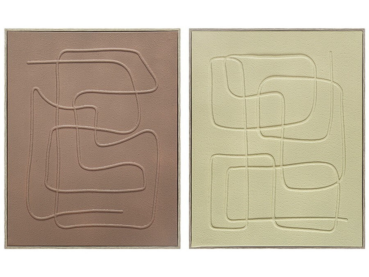 Quadro con cornice 3d 40x50x2,5cm in 2 assortimenti