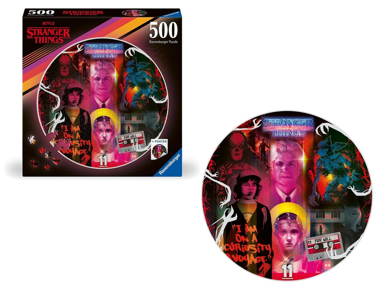 Puzzle 500pz Stranger Things Round