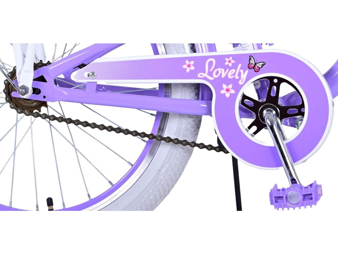 Bici Lovely fucsia 20 pollici sfera