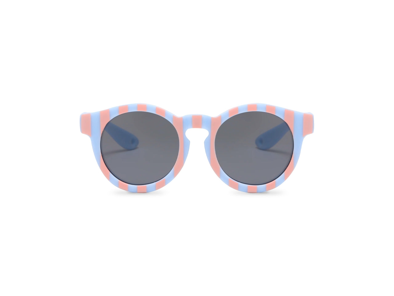 Sunny, occhiali da sole righe, azzurro e rosa