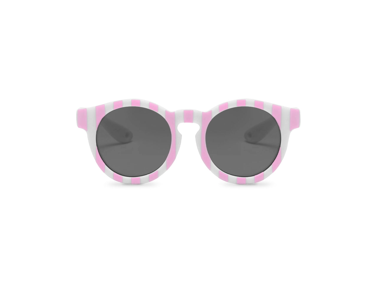 Sunny, occhiali da sole righe, fucsia e bianco