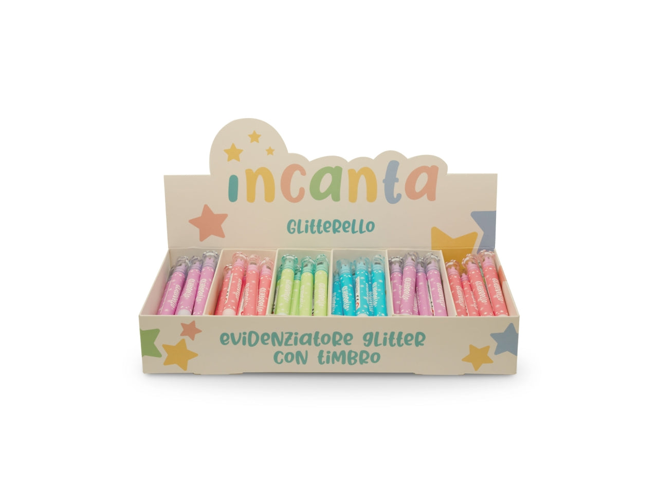 Glitterello, evidenziatori assortiti