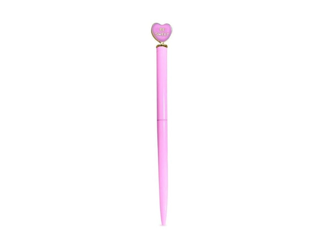 Penna sarah, cuore rosa