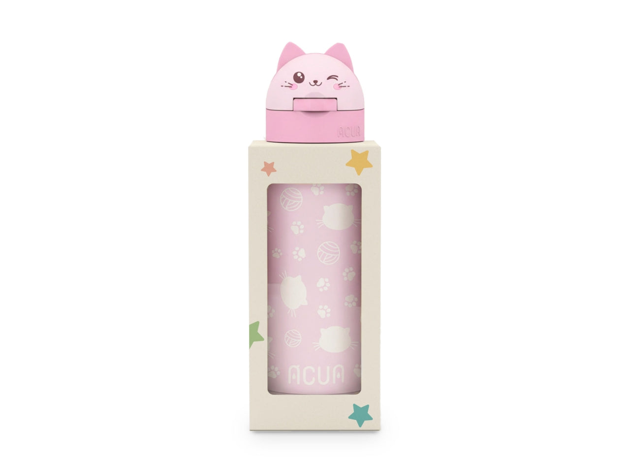 Acua kids, bottiglia termica 350 ml, gatto
