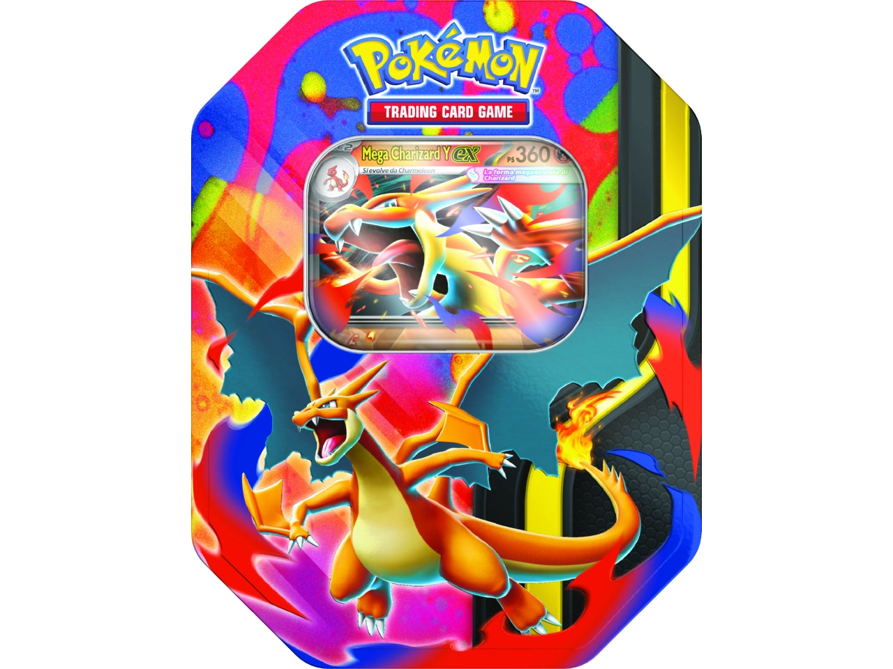 Pokemon Tin da Collezione Mega Charizard