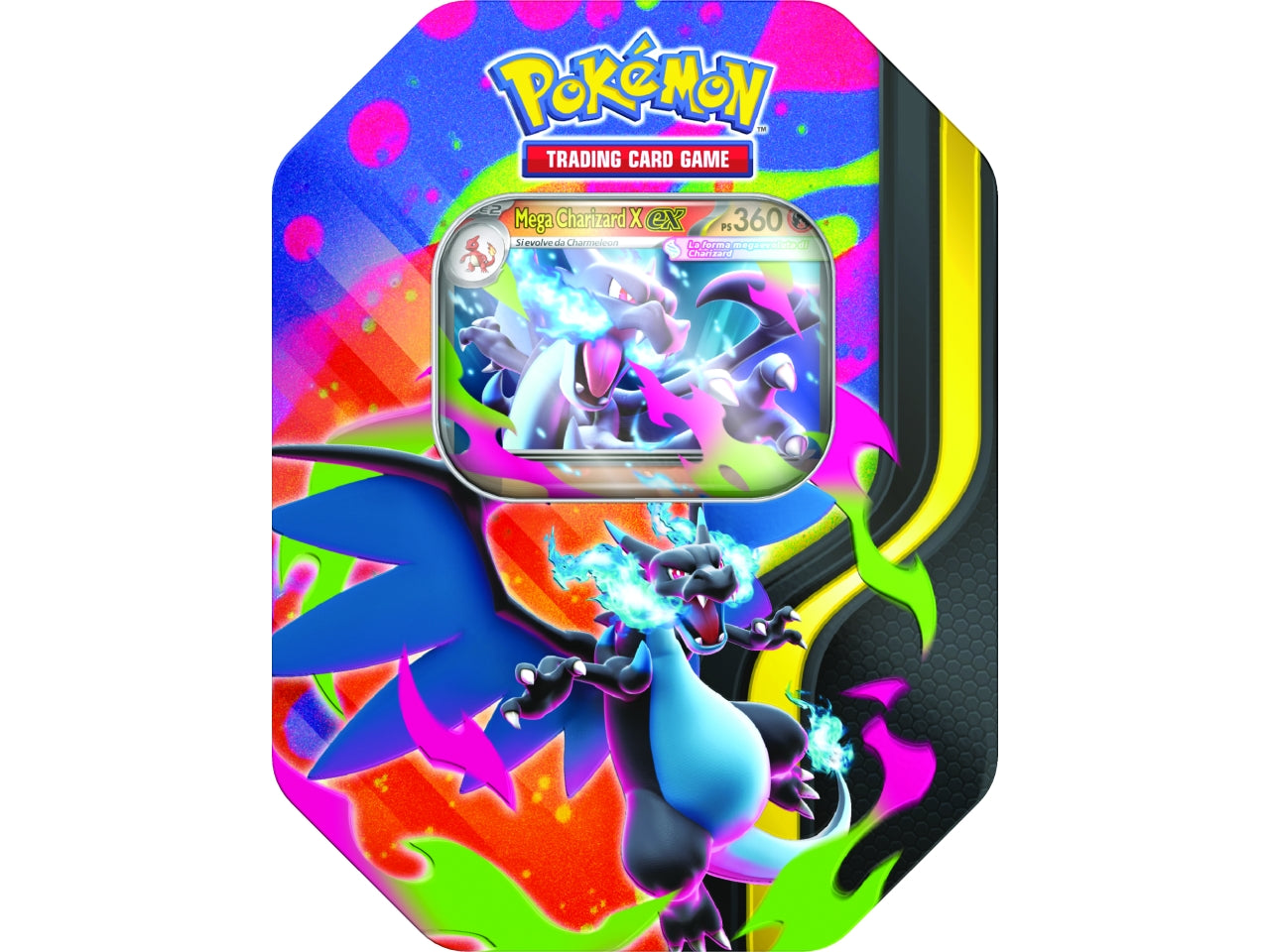 Pokemon Tin da Collezione Mega Charizard