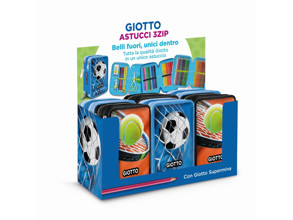 Astuccio Giotto 3zip completo Sportlovers