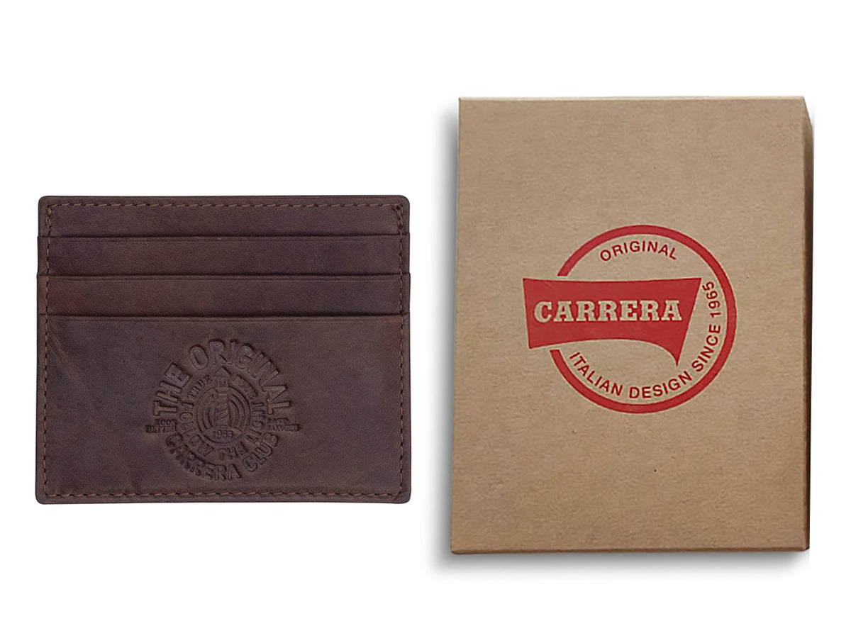 Portacarte Carrera Colorado marrone scuro