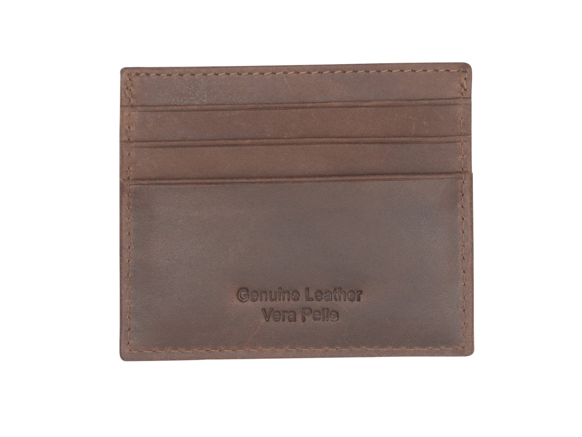 Portacarte Carrera Key West marrone scuro