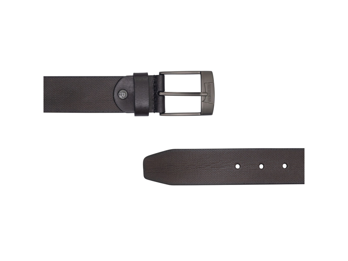 Cintura Carrera 4cm in pelle marrone scuro taglia L
