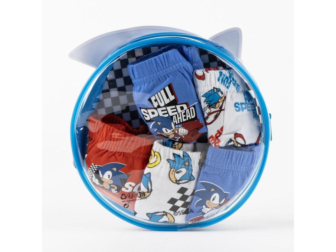 Sonic set mutandine maglietta bag taglia 02/03