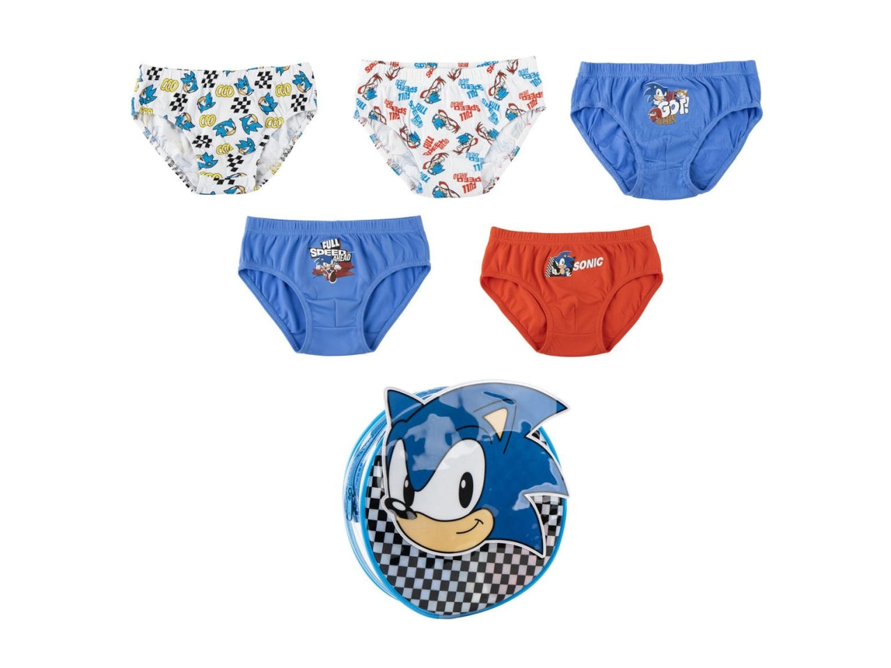 Sonic set mutandine maglietta bag taglia 06/08