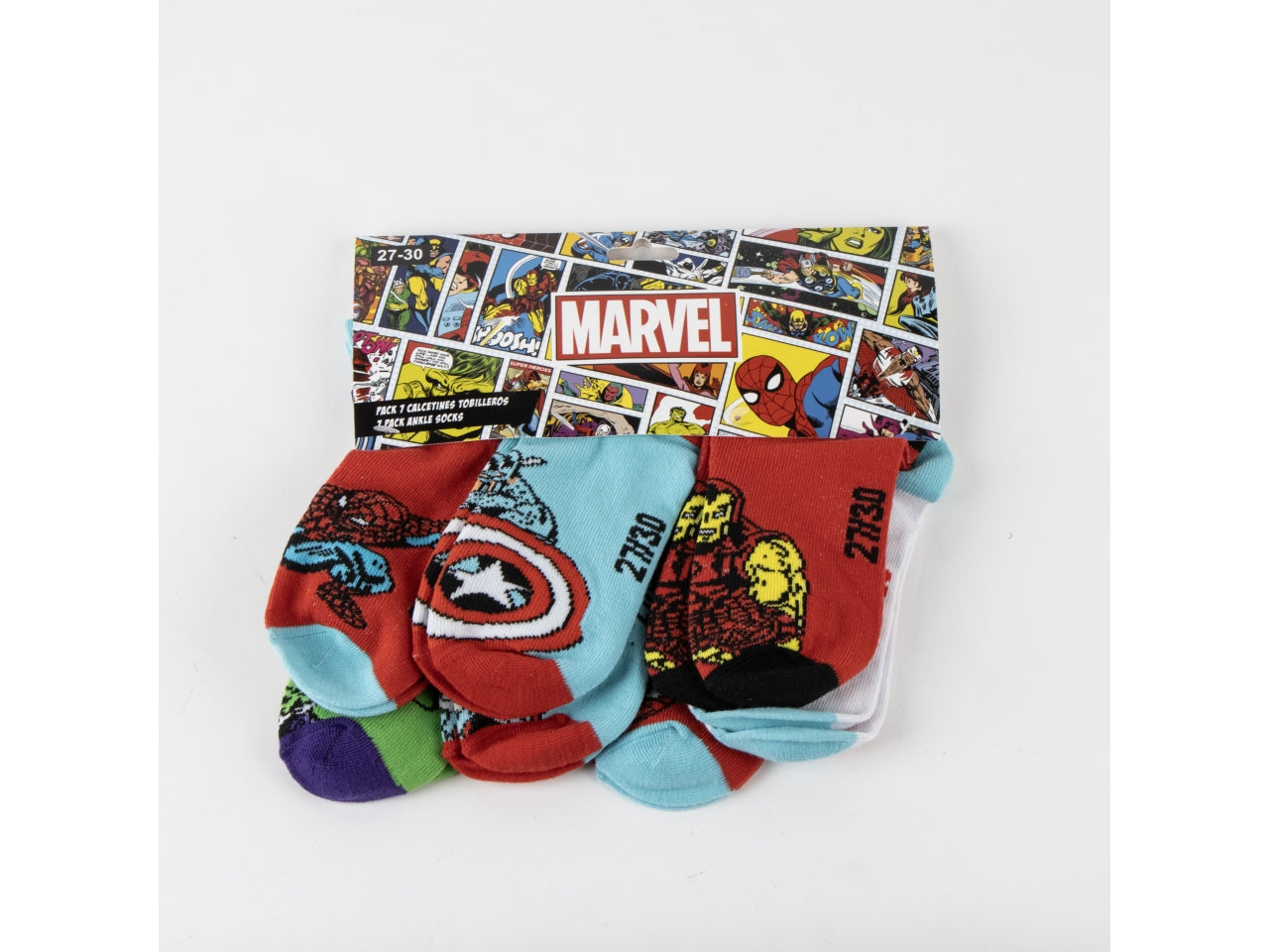 Marvel calzini alla caviglia taglia 31/34