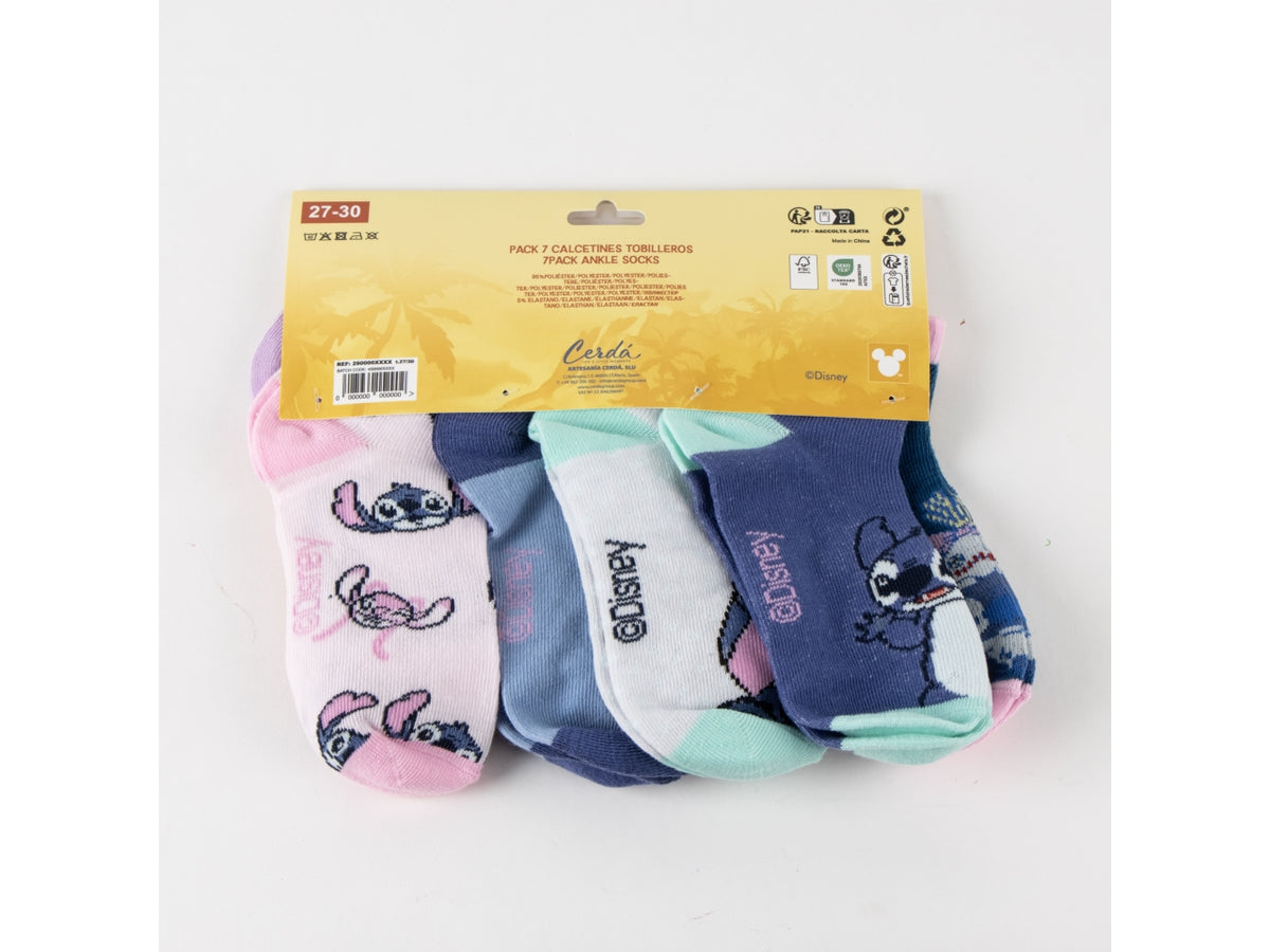 Stitch calzini alla caviglia taglia 23/26