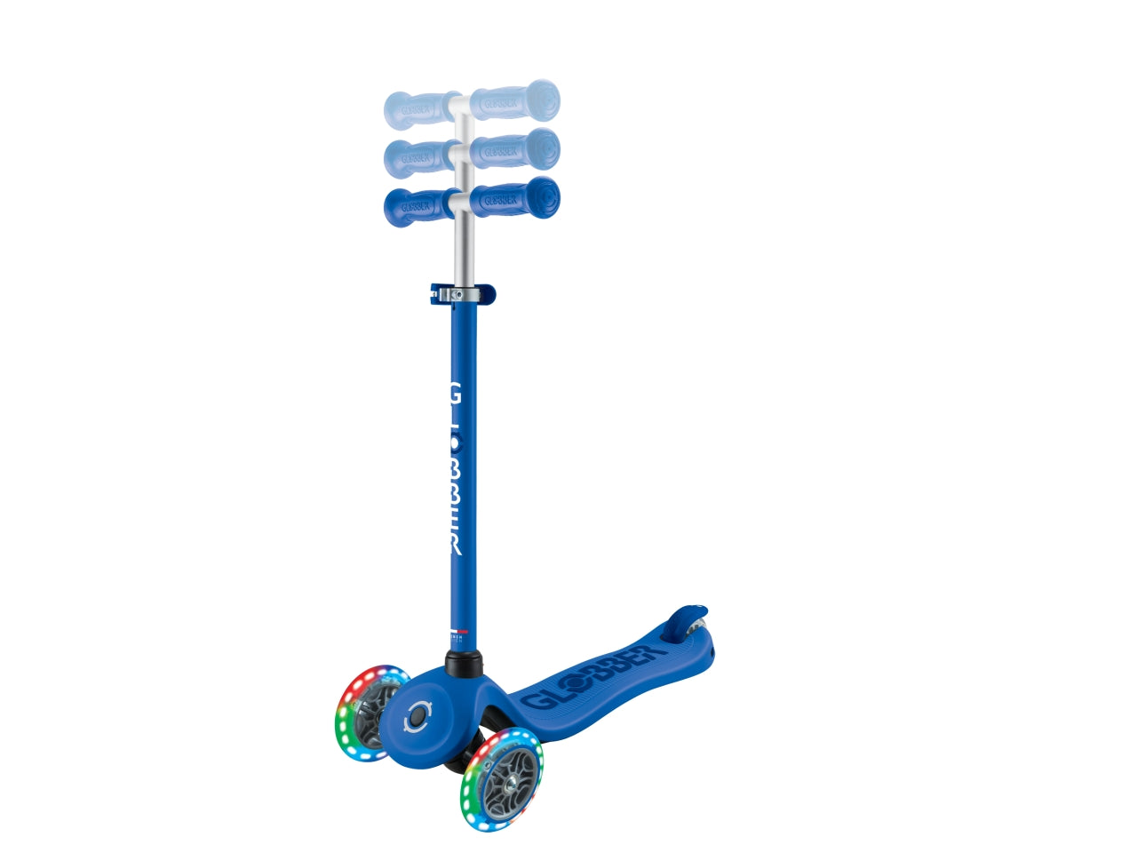 Globber monopattino cavalcabile go-up di colore narvy blue