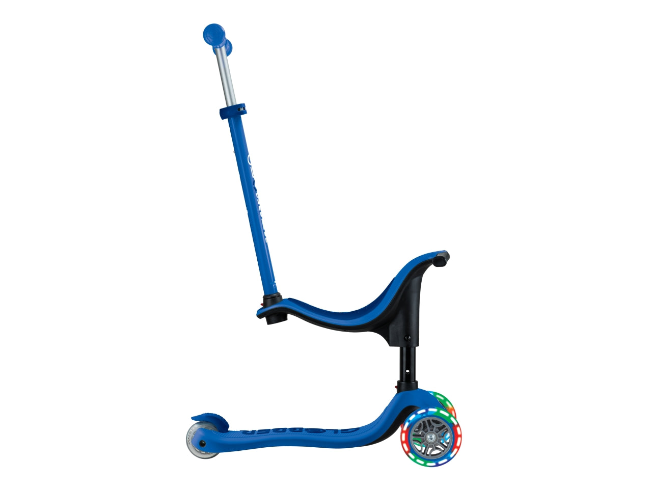 Globber monopattino cavalcabile go-up di colore narvy blue