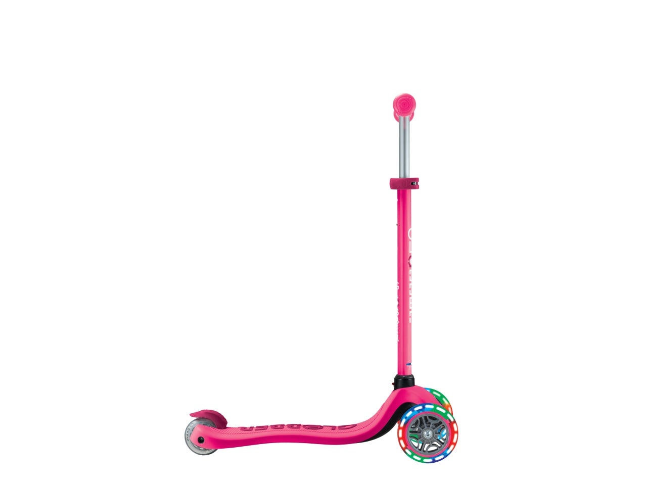 Globber monopattino cavalcabile go-up di colore rosa/fucsia