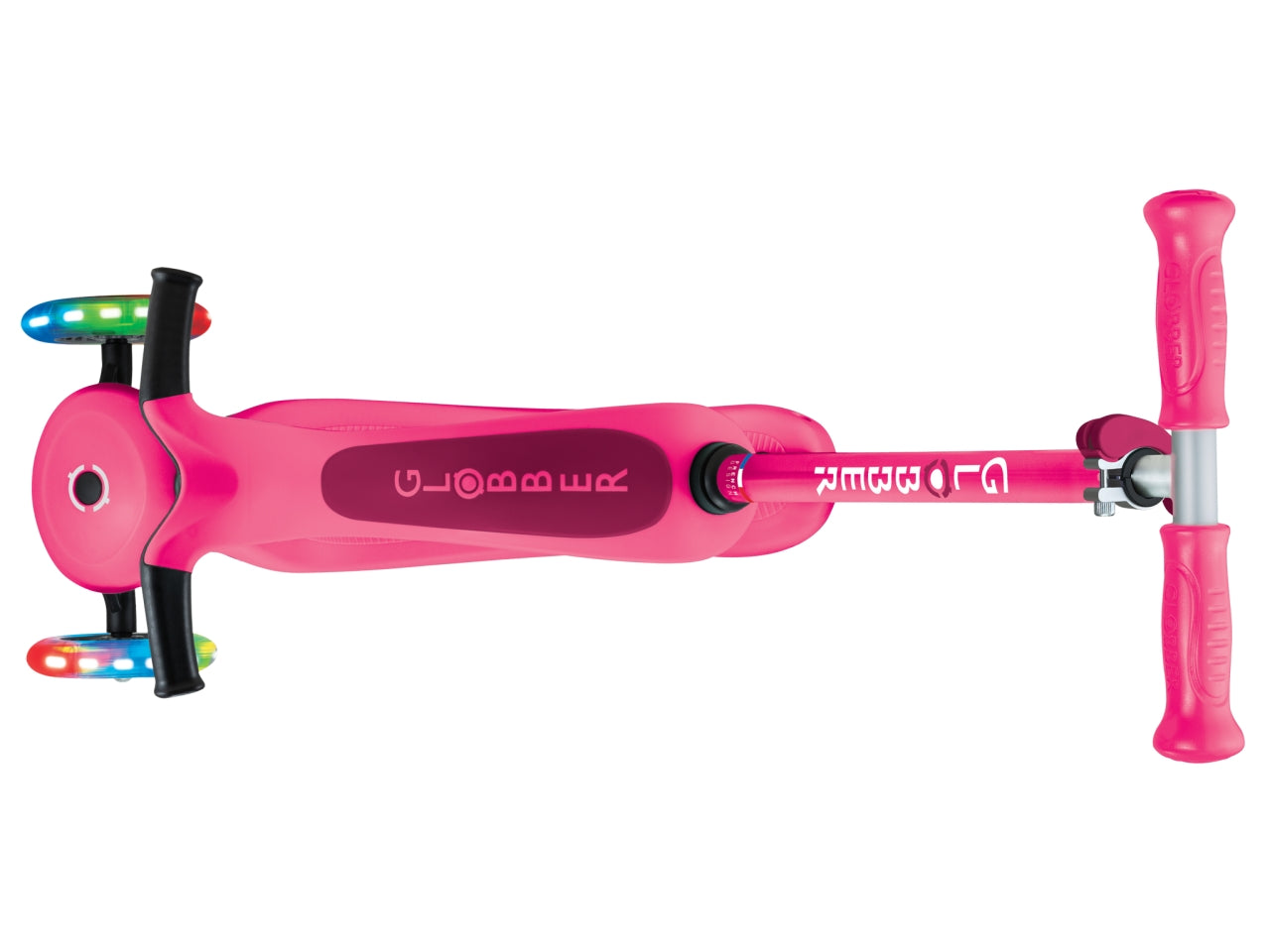 Globber monopattino cavalcabile go-up di colore rosa/fucsia