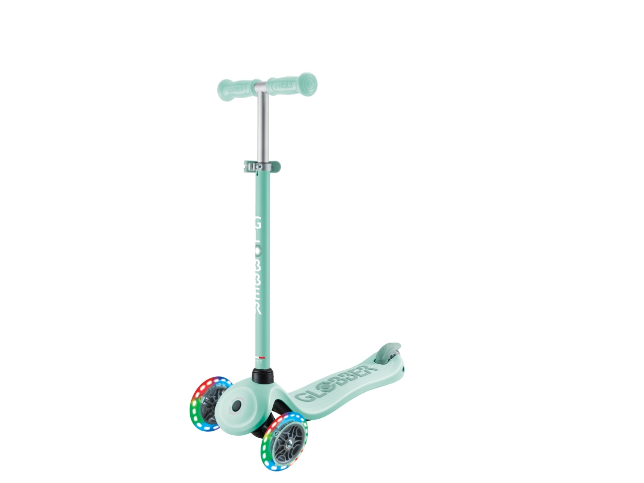Globber monopattino cavalcabile go-up di colore menta/pistacchio