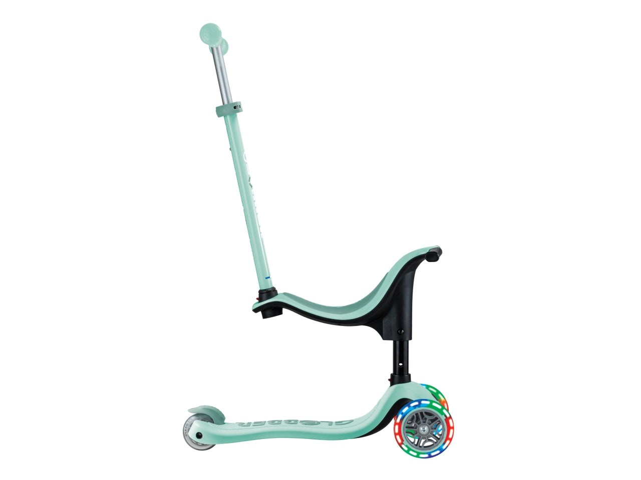 Globber monopattino cavalcabile go-up di colore menta/pistacchio