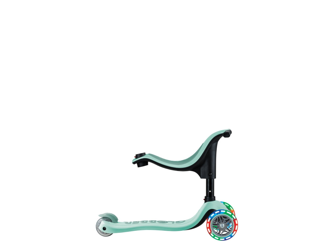 Globber monopattino cavalcabile go-up di colore menta/pistacchio