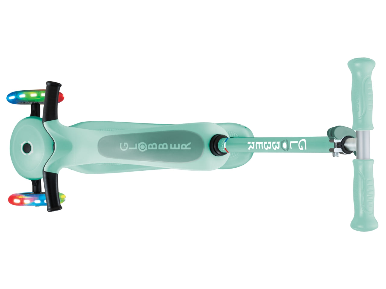Globber monopattino cavalcabile go-up di colore menta/pistacchio