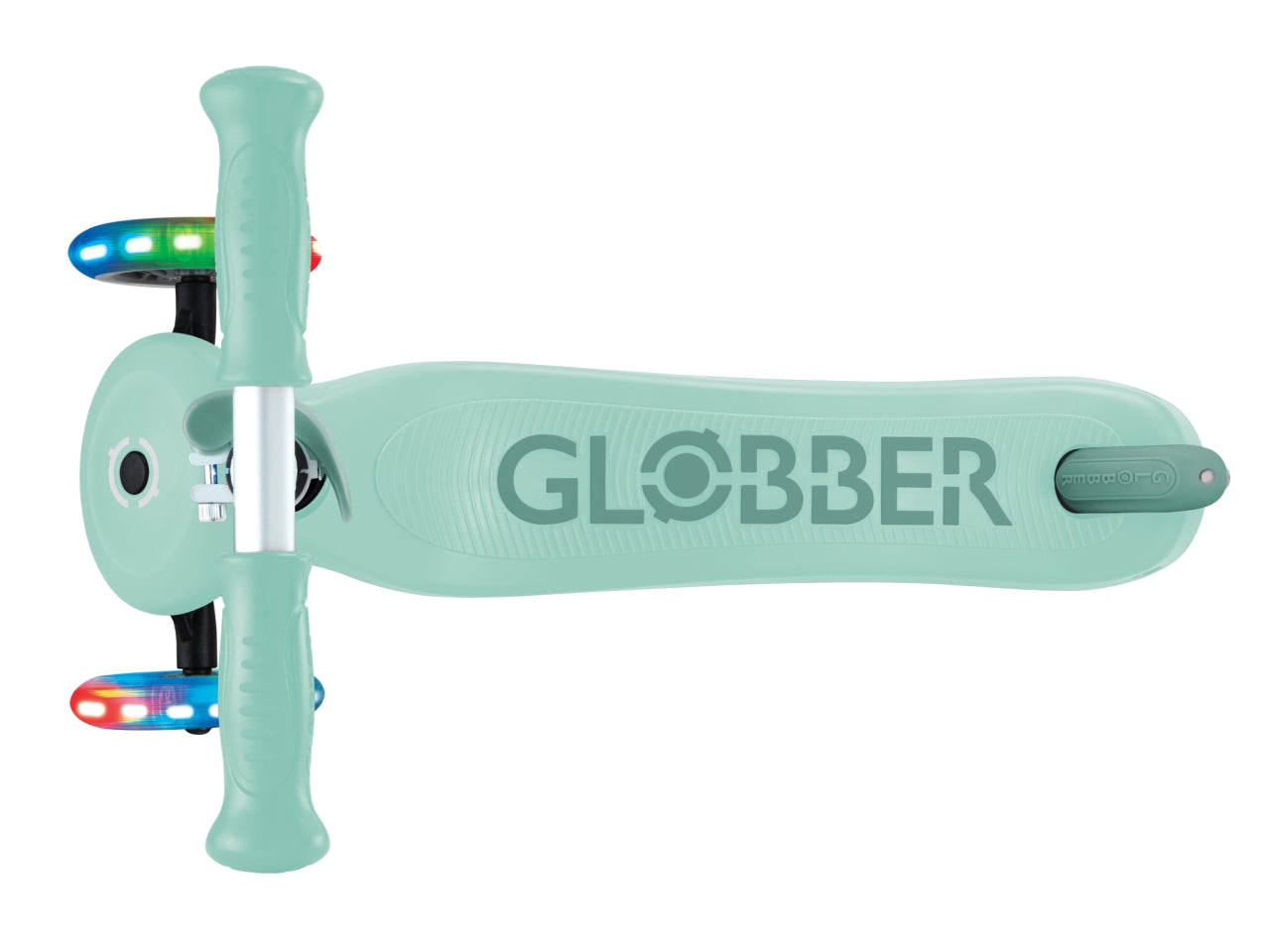 Globber monopattino cavalcabile go-up di colore menta/pistacchio