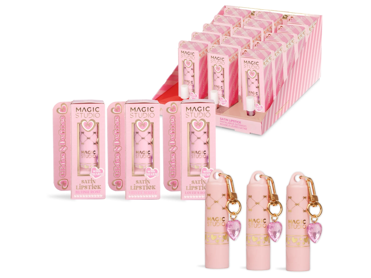 Magic studio coquette rossetto satinato con charm