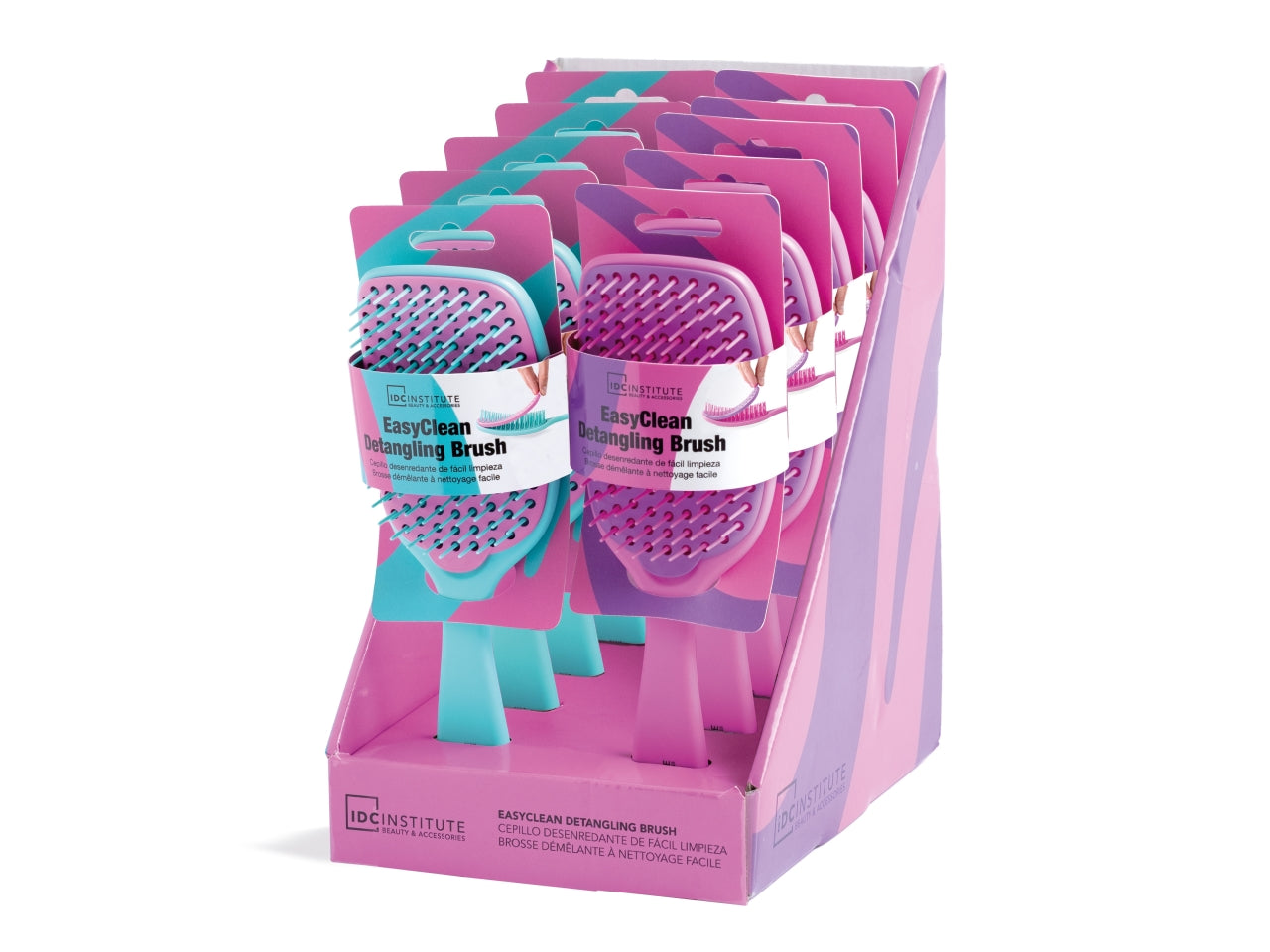 Idc institute spazzola per capelli, colori assortiti