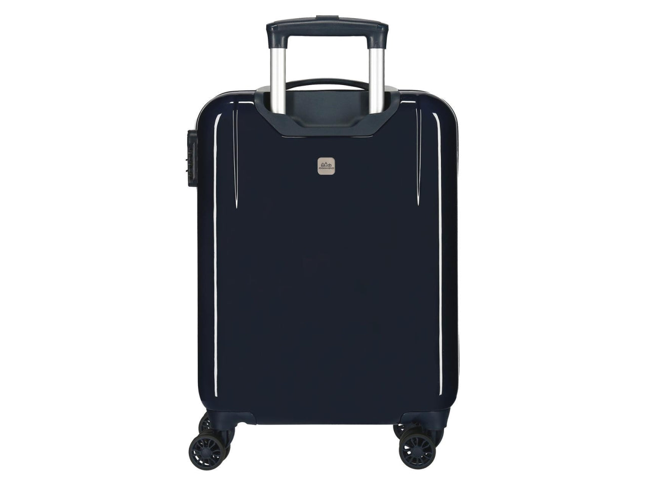 Disney valigia in abs 55cm 4 ruote mickey y minnie london blu navy