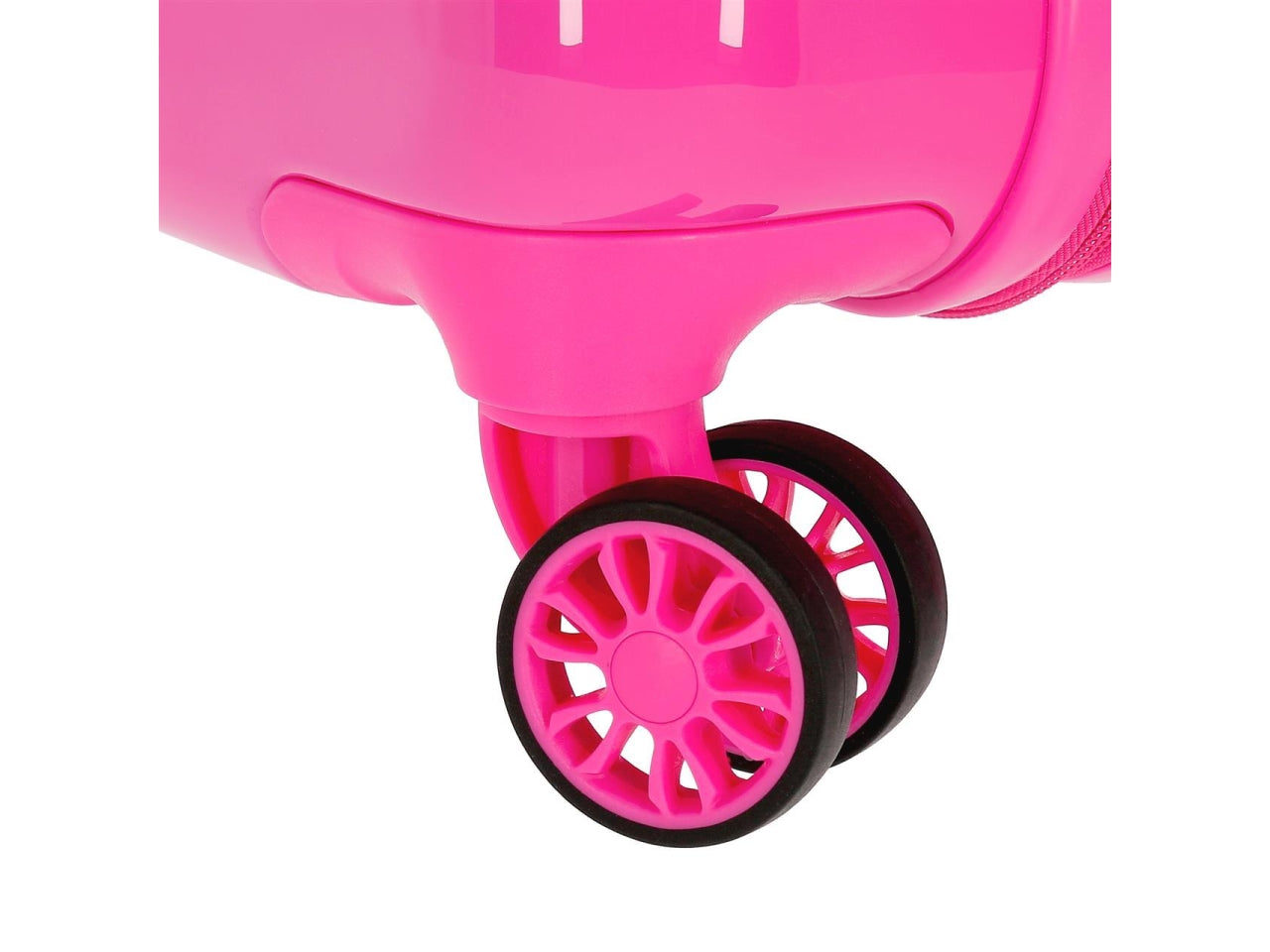Roll road valigia in abs 55cm 4 ruote little me unicorn