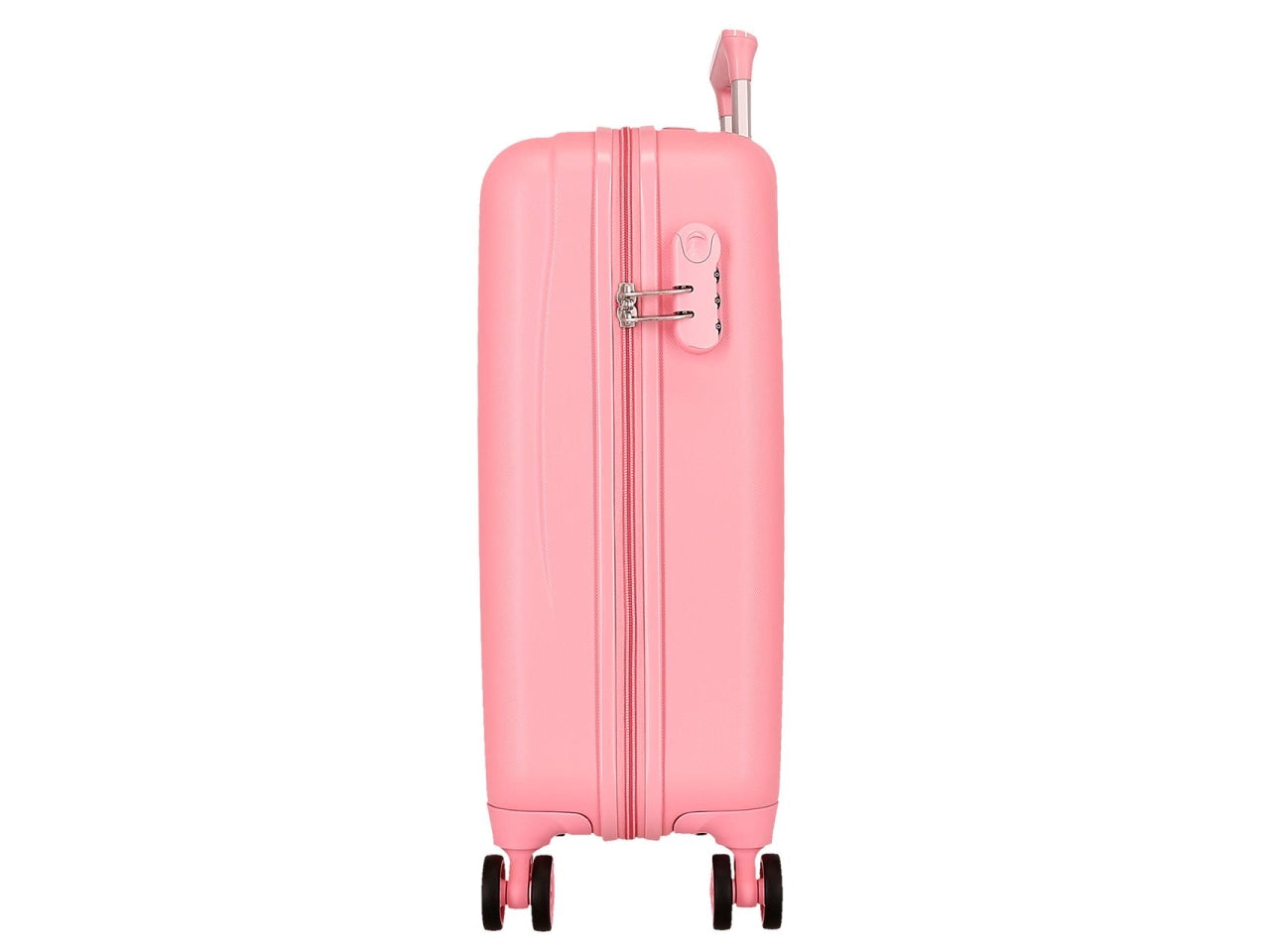 Sanrio trolley in abs 55cm 4 ruote hello kitty bows rosa
