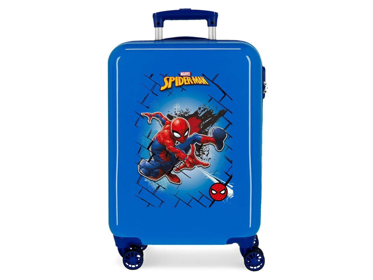 Marvel valigia in abs 55cm 4 ruote red blu