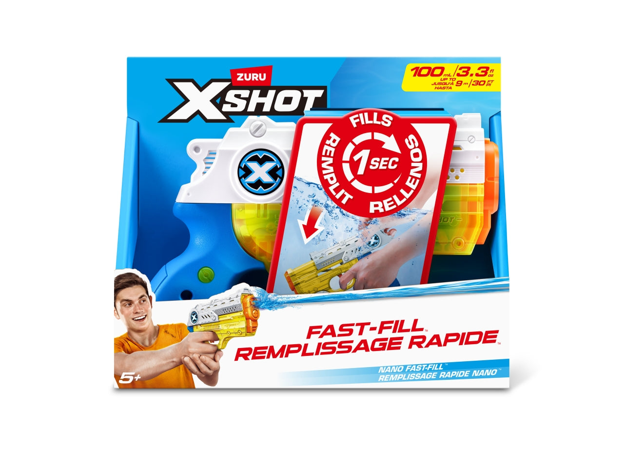 X-shot water warfare nano fastfill