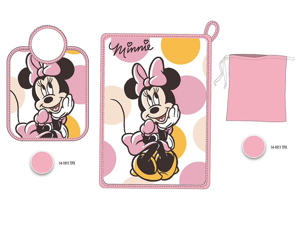 Minnie tovaglietta+bavaglino+sacchetto
