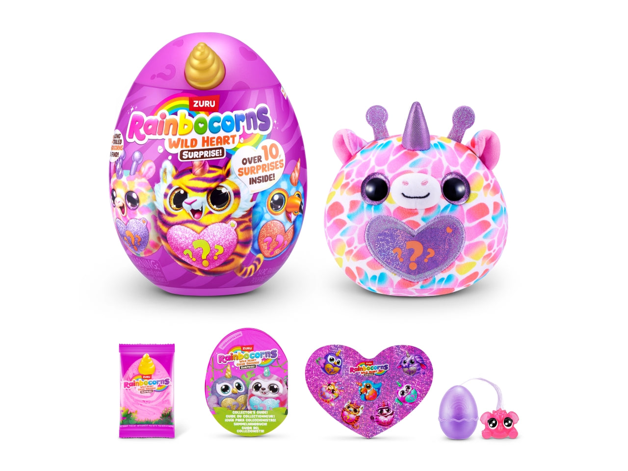 Peluche rainbocorns wild heart