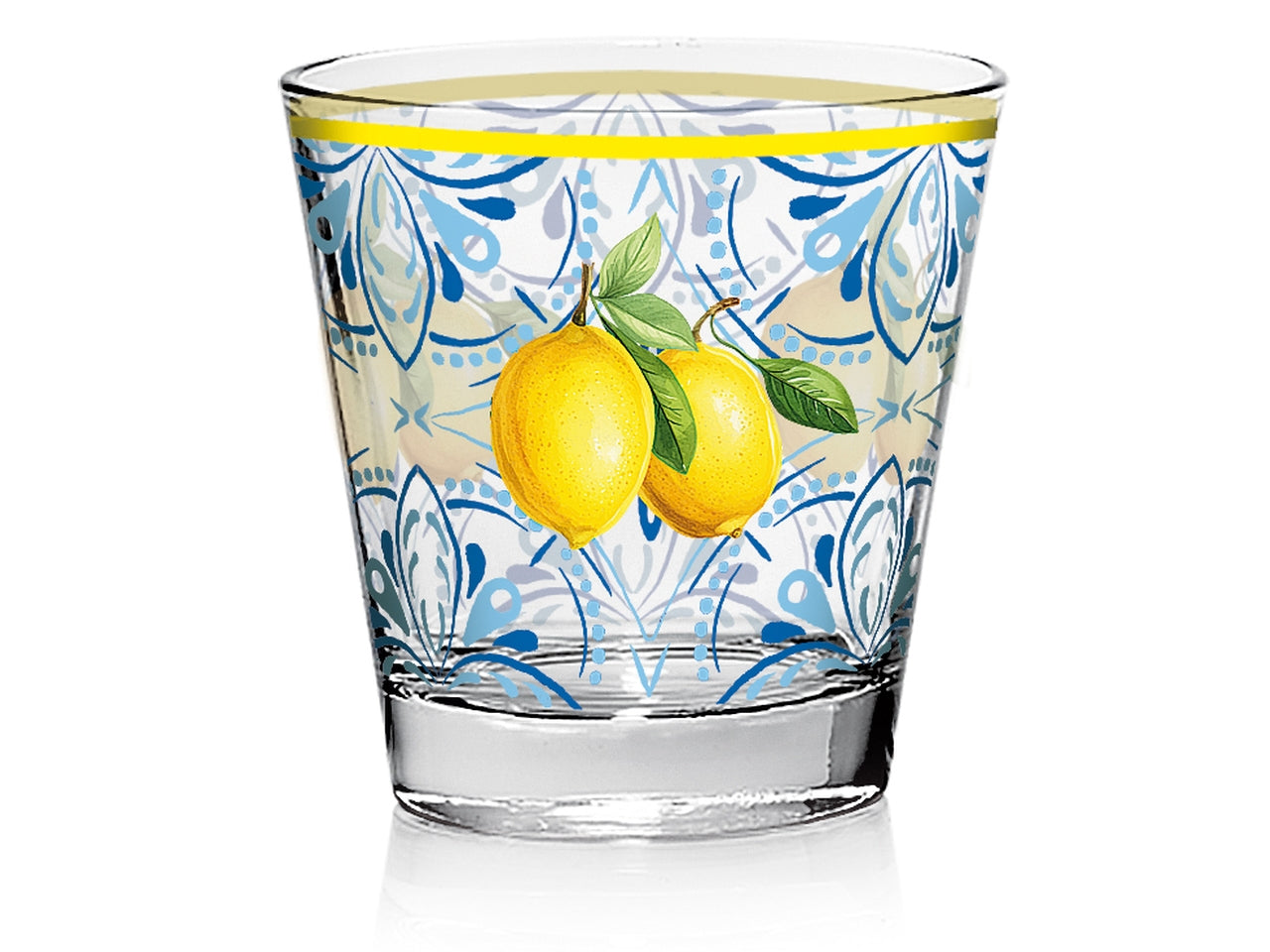 Sunny lemon bicchieri nadia acqua 250cc set da 6 bicchieri