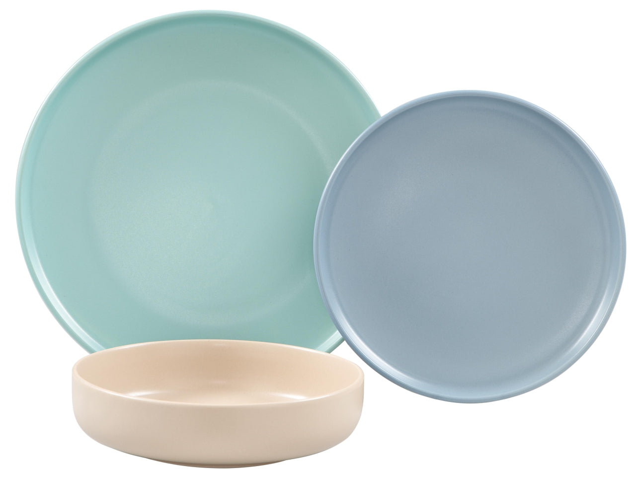 Skandik natural in stoneware set piatti da 18 pezzi