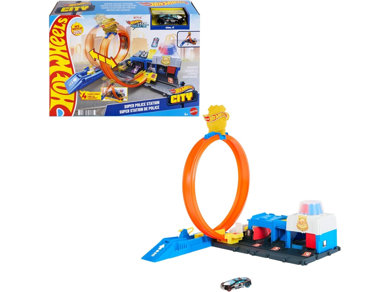 Hot Wheels city super staz polizia