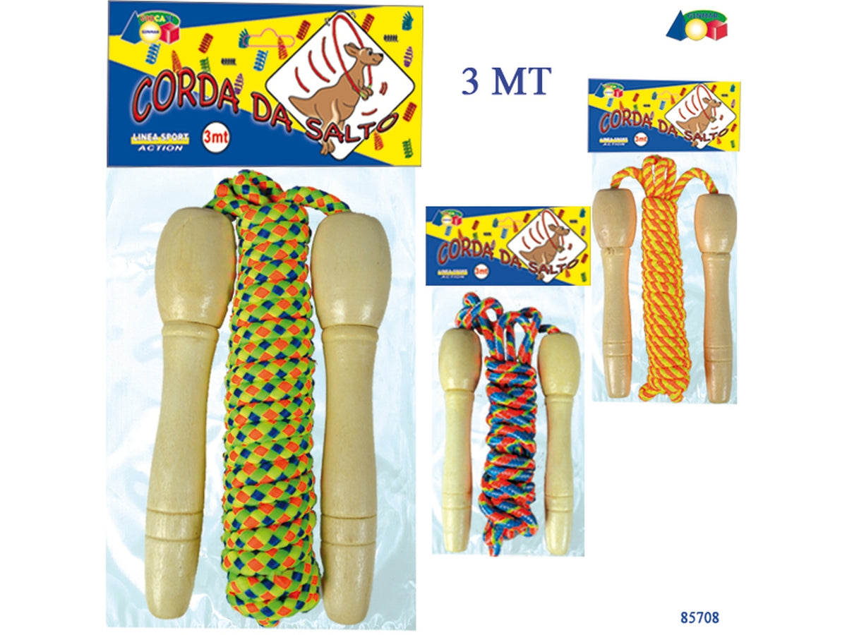 Corda salto multicolore 3mt