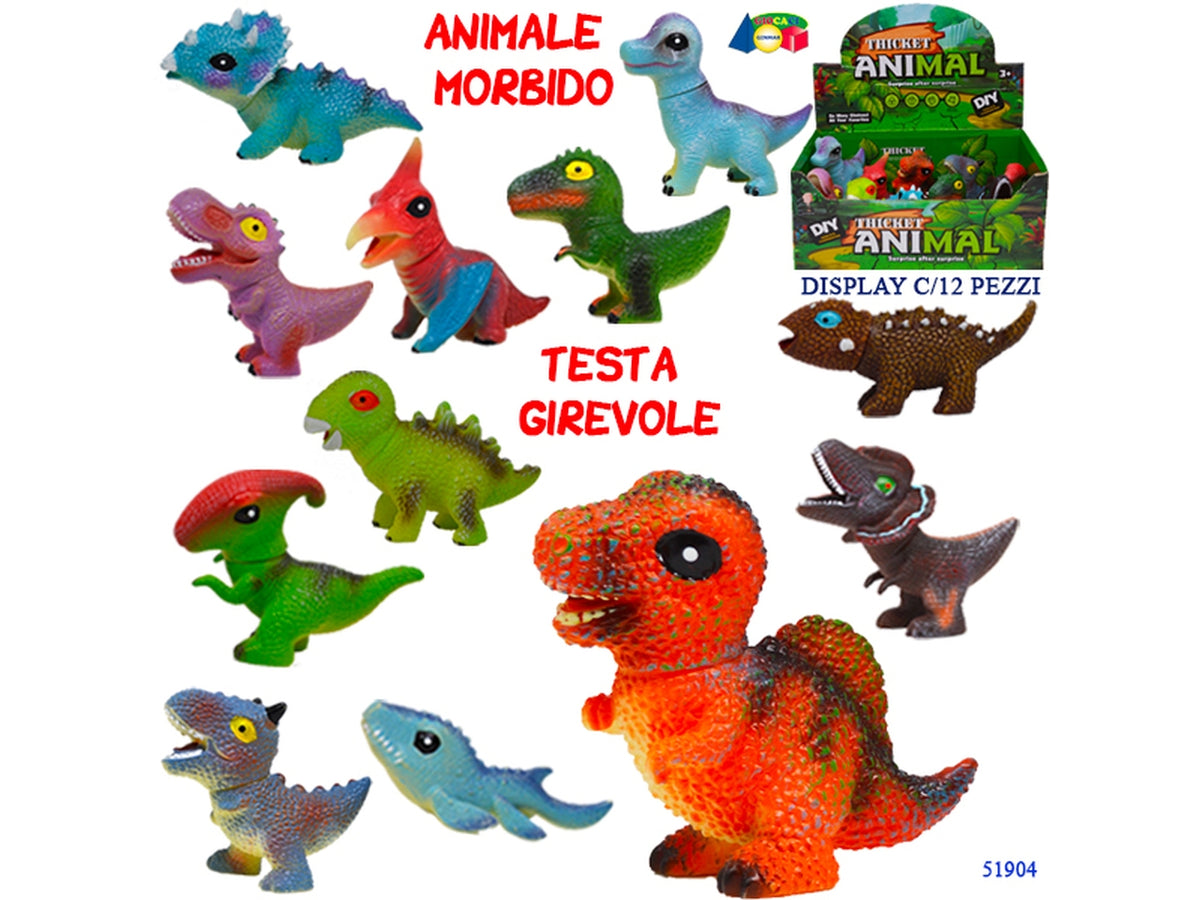 Dinosauro funny morbido assortito
